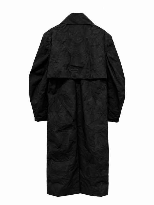 WAXED TRENCH COAT