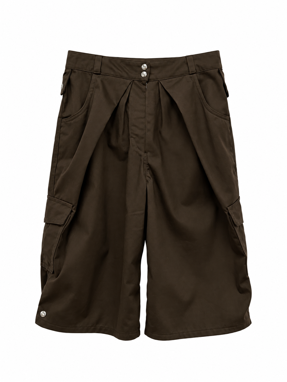PLEATED VOLUME SHORTS