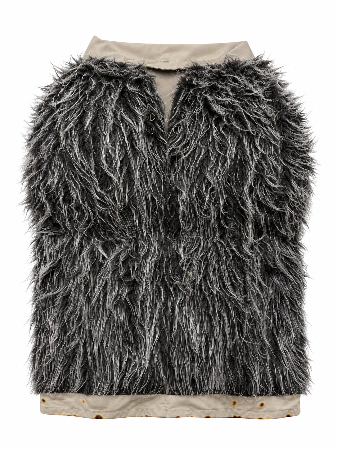 VOLUMINOUS FUR SKIRT