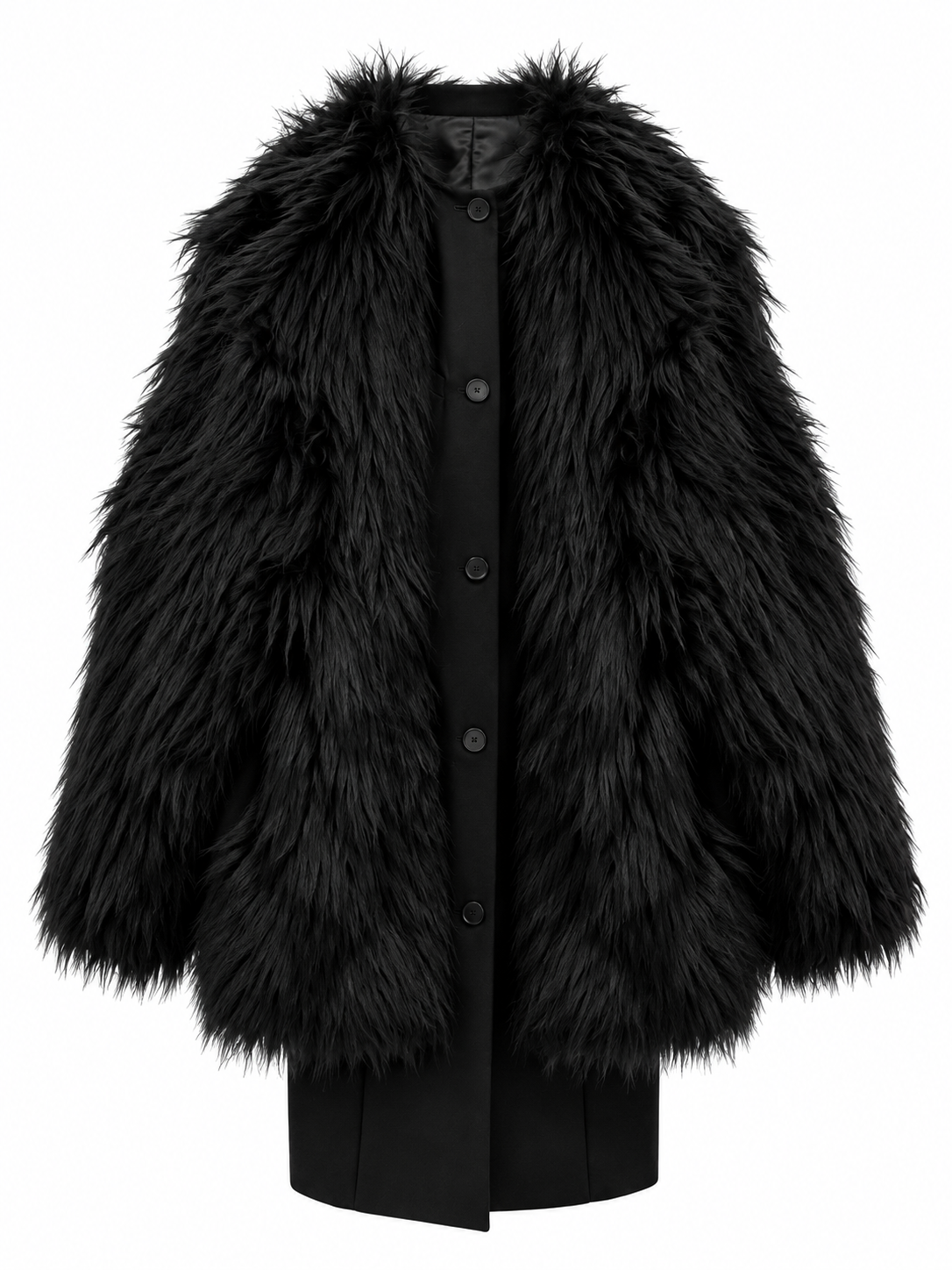 3LAYERED FUR COAT