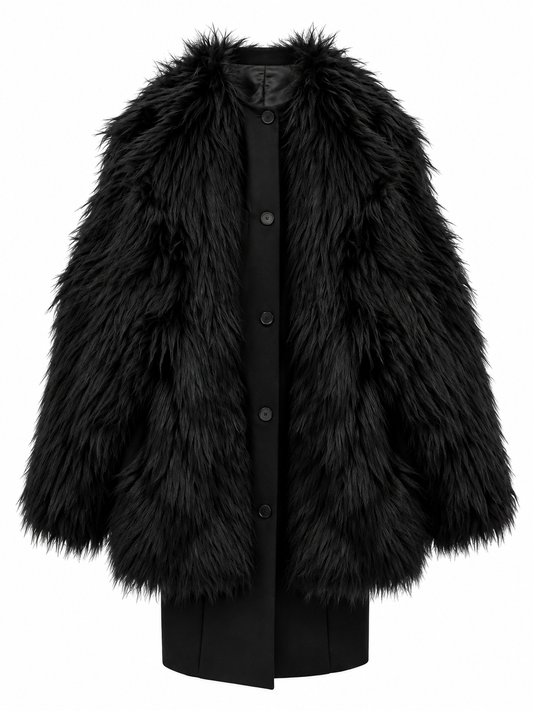 3LAYERED FUR COAT