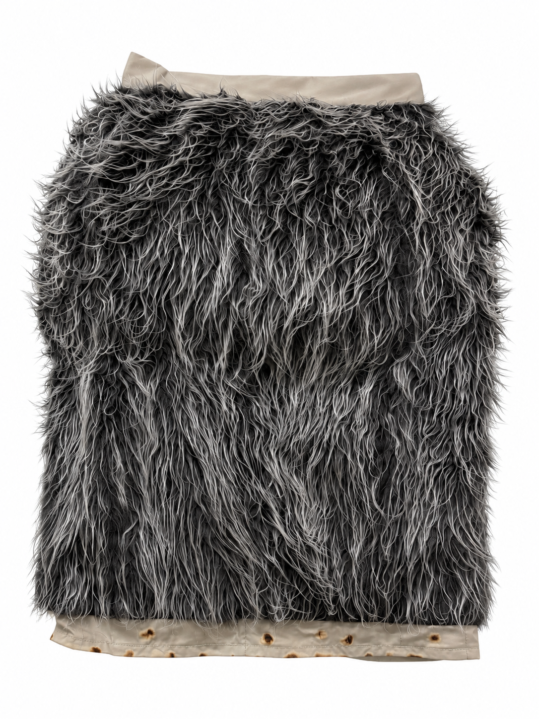 VOLUMINOUS FUR SKIRT