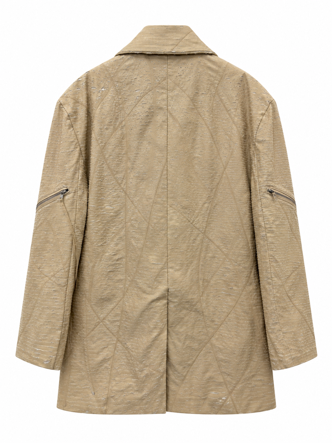 SCRATCH TEXTURE TAILORED JACKET