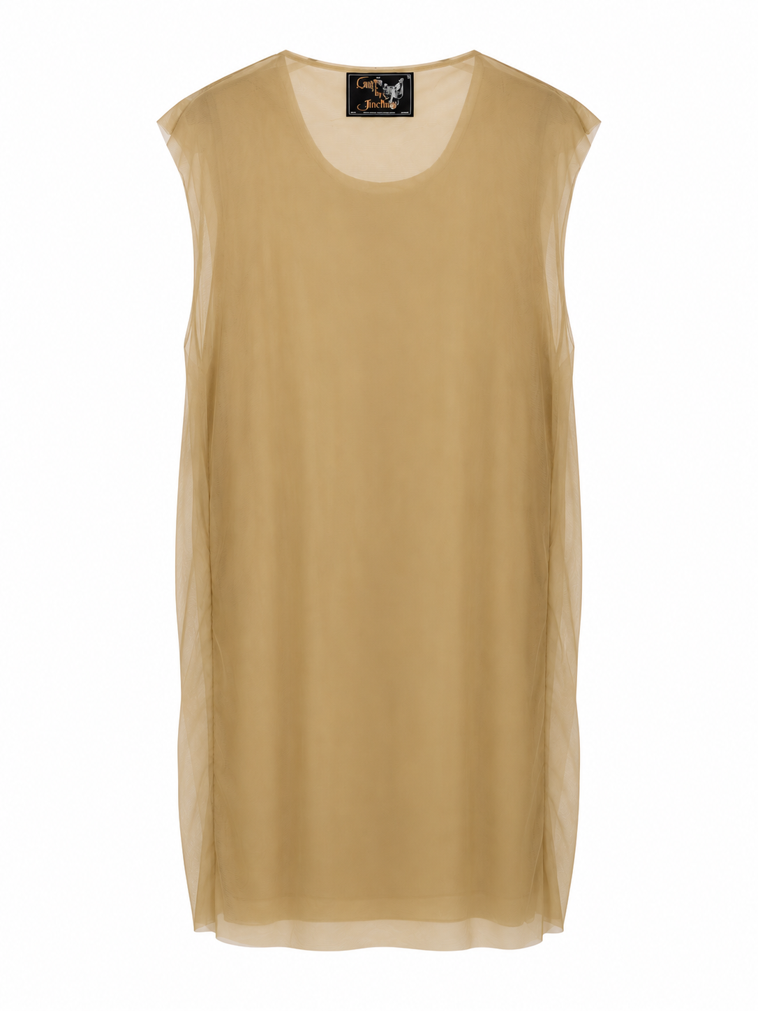 STRETCH MESH SLEVELESS TOP