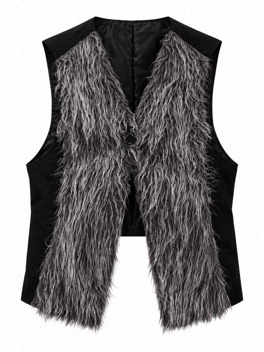 FUR DETAIL VEST