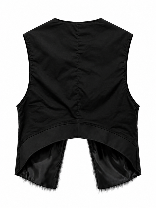 FUR DETAIL VEST