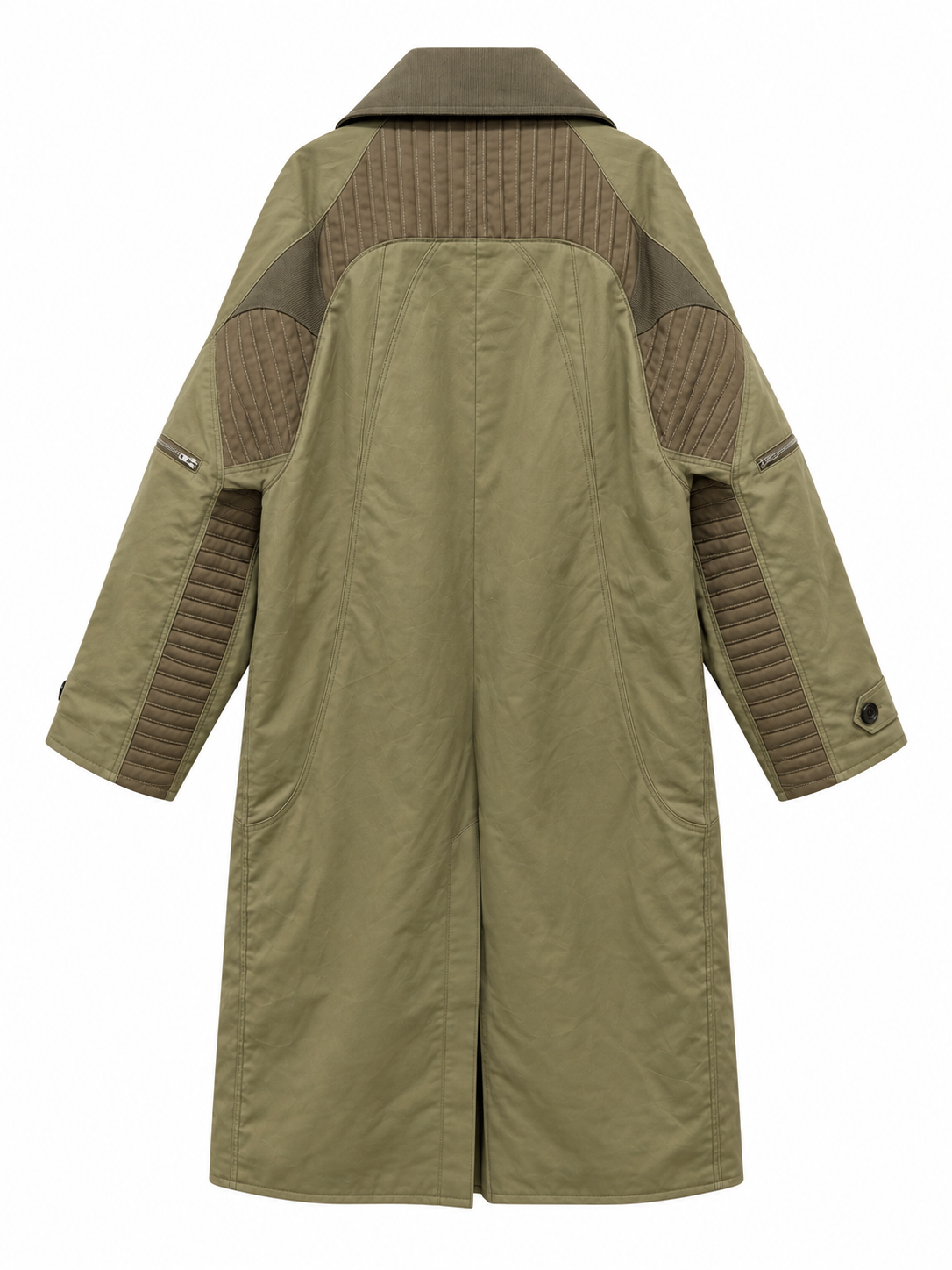 RAGLAN PLEATED COAT