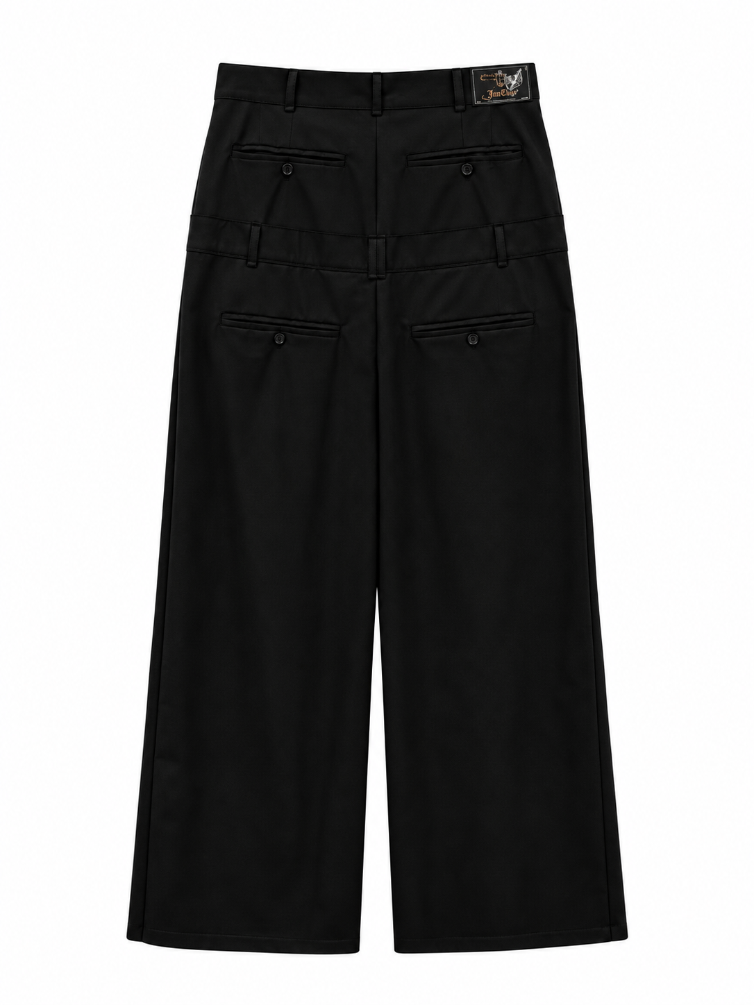 DOUBLE WAIST WIDE PANTS